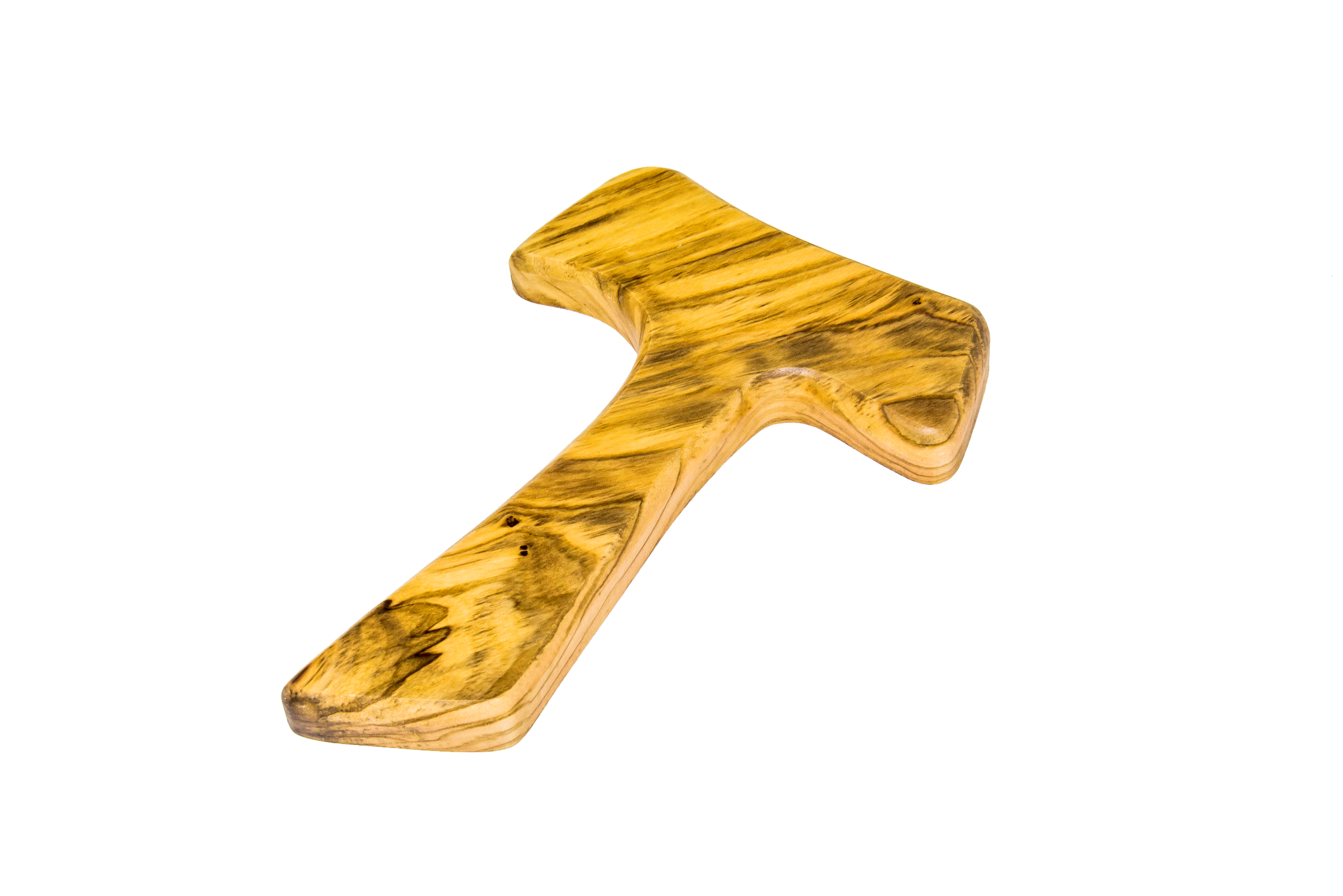 O Tau em madeira de oliveira