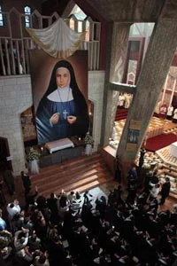 Beatificação de Maria Alfonsina Ghattas na Basílica da Anunciação em Nazaré