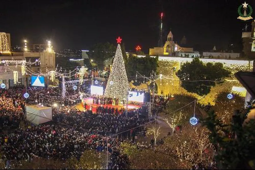 Praça da Manjedoura na Celebração de Natal em Belém